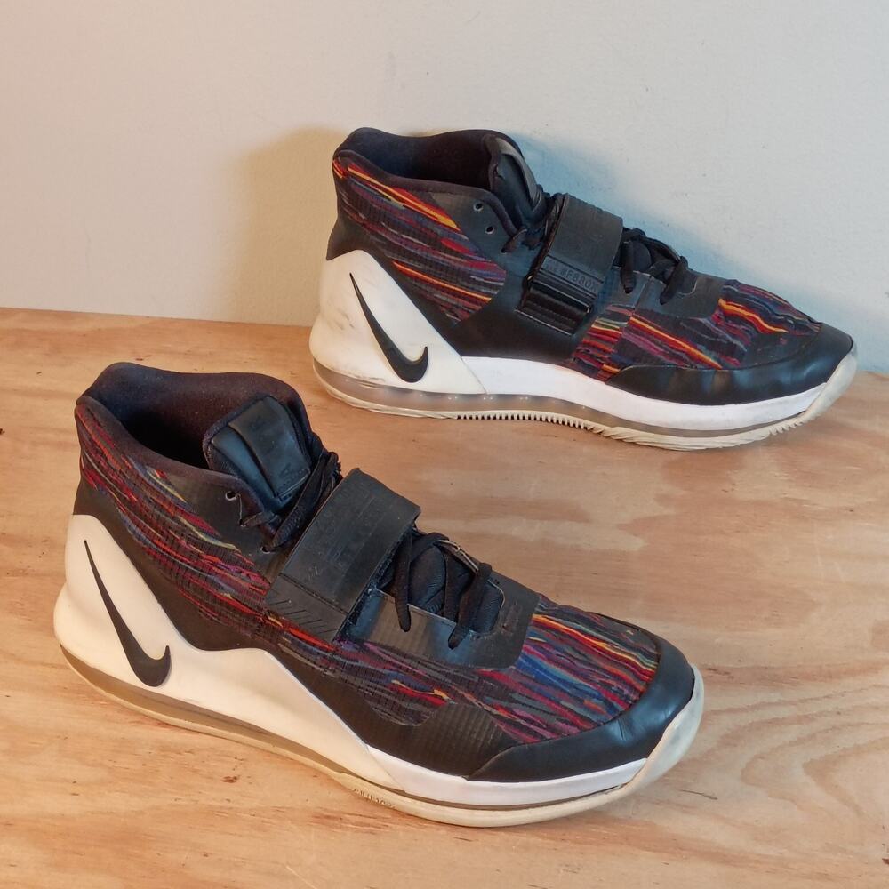 Nike Air Force Max Mens Size 13 Black Multi Color Shoes Sneakers AR0974-100